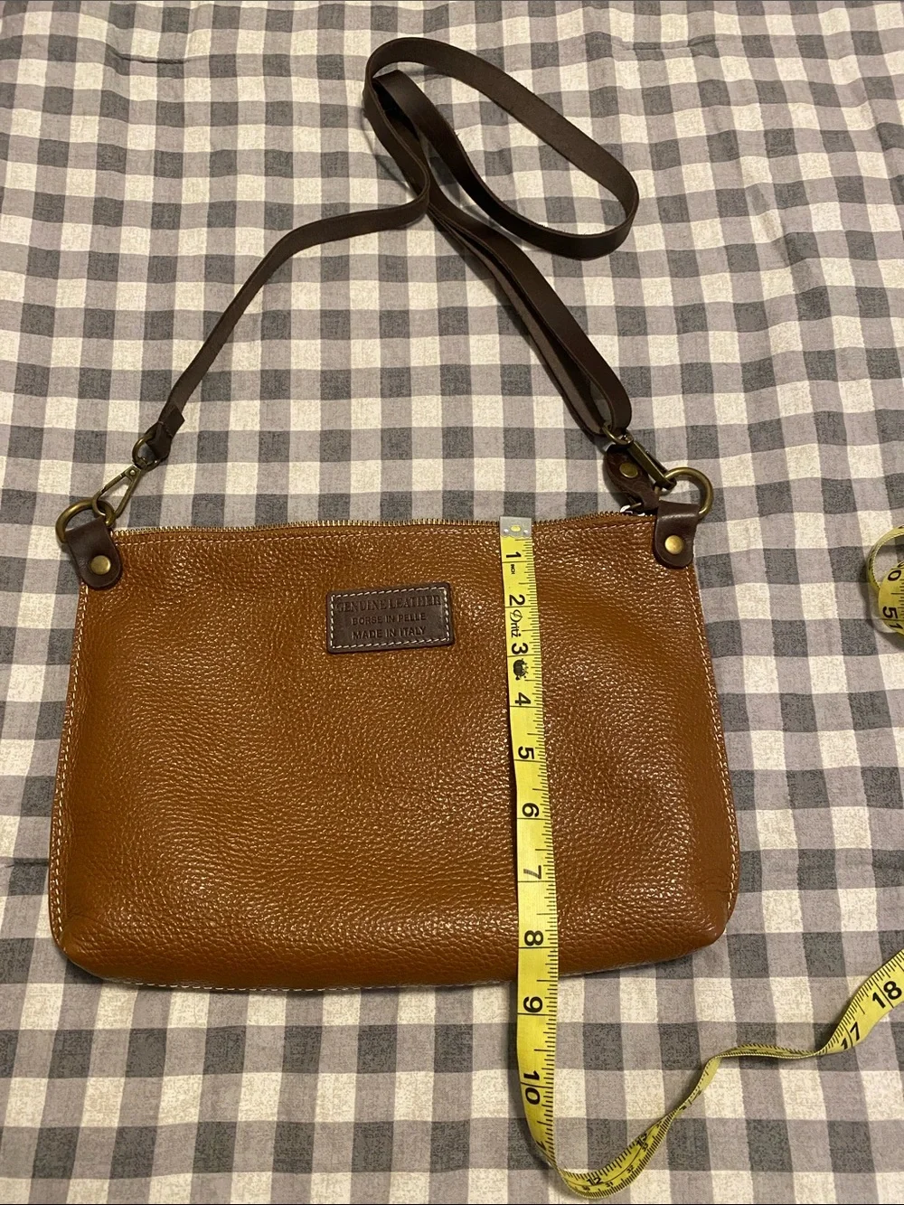 Borse in Pelle Genuine Leather Crossbody Purse
